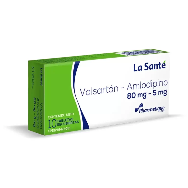 AMLODIPINO/VALSARTAN 5 MG/80 MG: Prospecto y uso de comprimidos recubiertos EFG