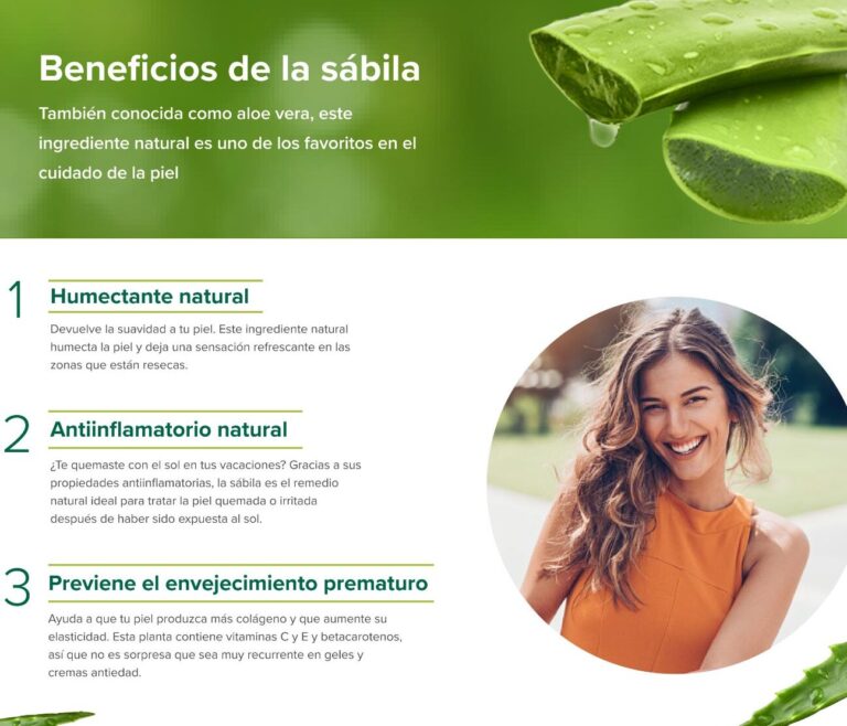 Beneficios del Aloe Vera para la piel: Propiedades revitalizantes y curativas