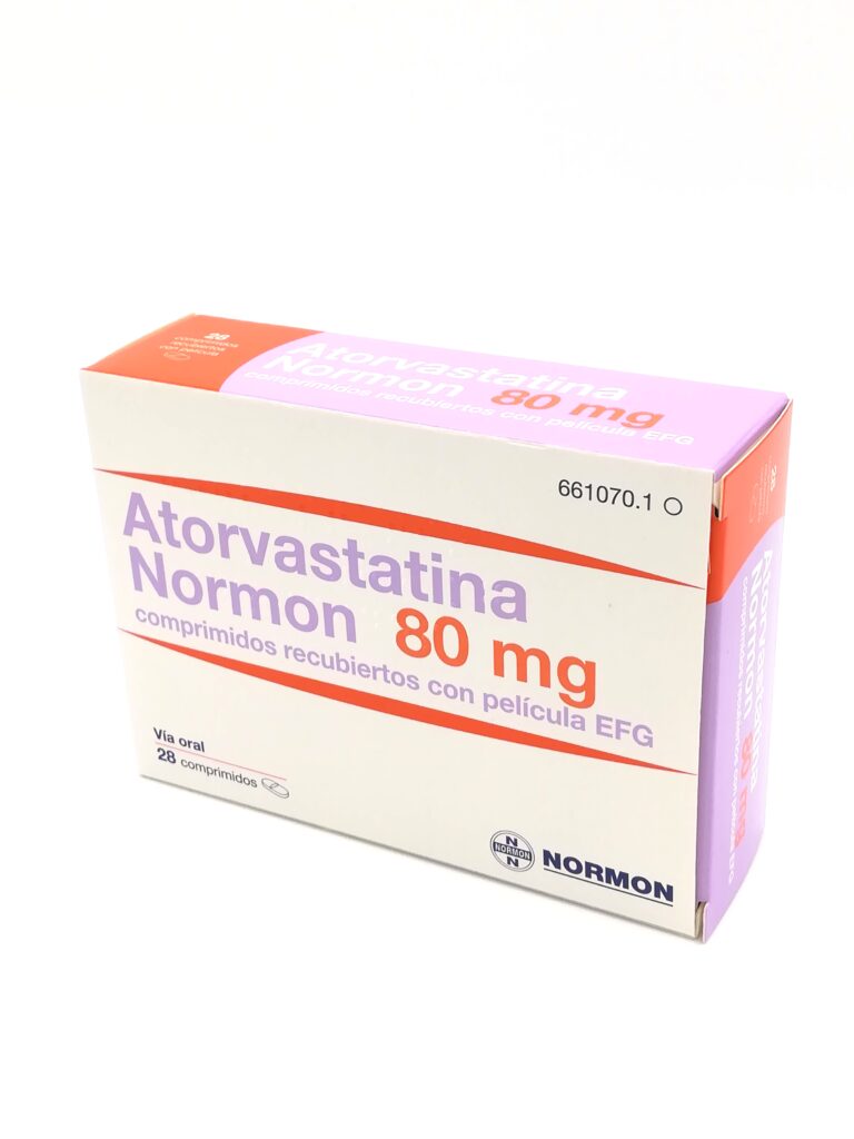 Cantidad recomendada de colesterol en mg por persona: Ficha técnica de Atorvastatina Farmalider 80 mg comprimidos recubiertos con película EFG