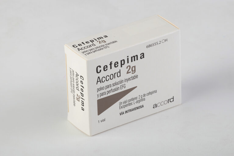 Cefepime: Ficha Técnica, Sala 1g – Polvo para Solución Inyectable y Perfusión EFG