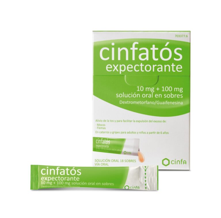 Cinfatos Expectorante 10 mg – Solución Oral en Sobres – Ficha Técnica y Beneficios