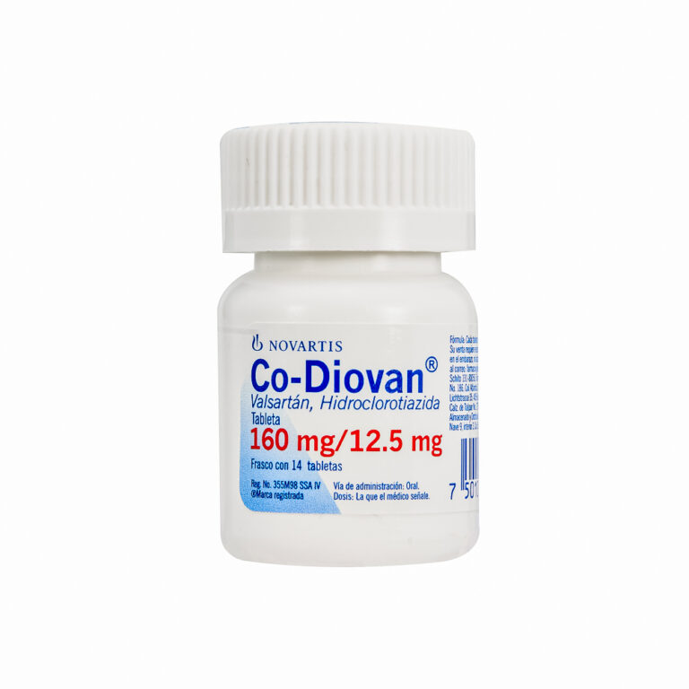 CO-DIOVAN 160/12.5 mg: Ficha técnica, dosis y presentación