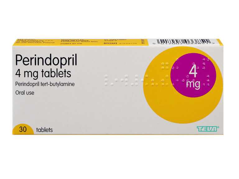 Comprimidos de Perindopril Sun 4 mg: prospecto y uso de la tert-butilamina
