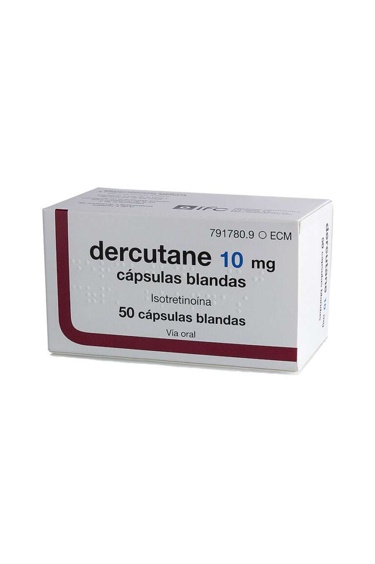 Dercutane 20 mg: Prospecto de cápsulas blandas Roacutan