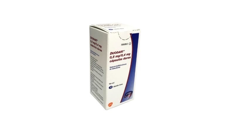 DUODART 0.5 MG – Prospecto de las cápsulas duras 0.4 mg