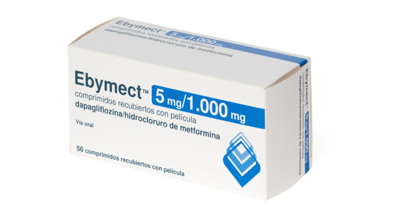 Ebymect 5 mg/1000 mg – Ficha Técnica, Comprimidos Recubiertos con Película