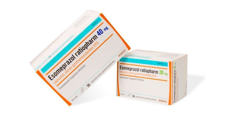 Esomeprazol Ratiopharm 20 mg: Prospecto de cápsulas duras gastrorresistentes EFG