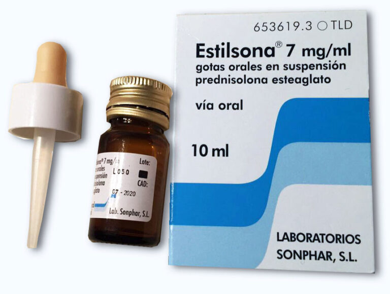 Estilsona y Apiretal: Prospecto, dosis y uso de las gotas orales en suspensión 7 mg/ml