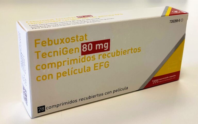 Febuxostat Macleods 80 mg: Prospecto, Comprimidos Recubiertos y EFG