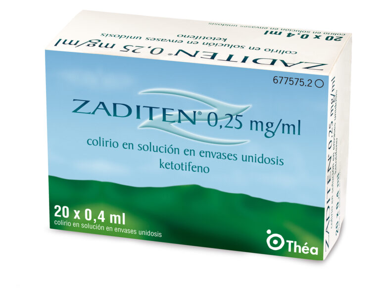 Ficha Técnica Zaditen Colirio Monodosis – Solución en envase unidosis