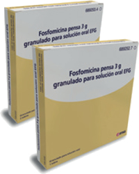 Fosfomicina pensa 3g: ficha técnica, granulado para solución oral EFG