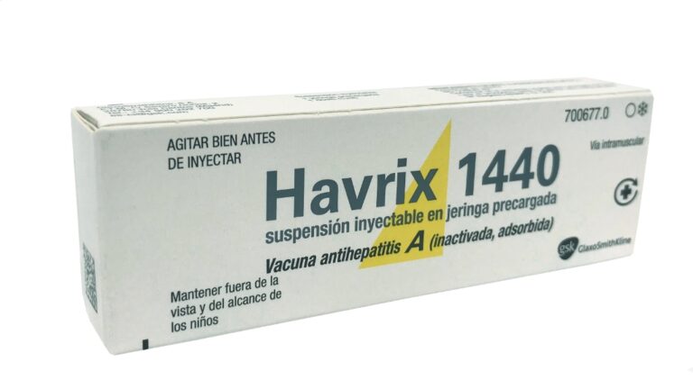 Havrix 1440 Precio: Prospecto, Suspensión Inyectable en Jeringa Precargada de Alta Eficacia