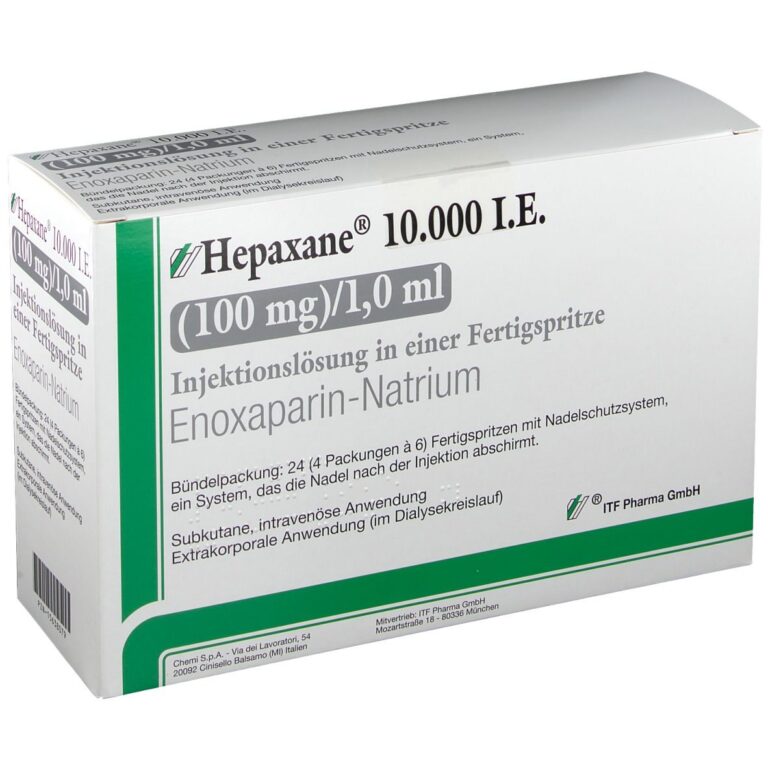 Hepaxane 10.000 UI (100 mg)/1 ml: información, dosis y presentación