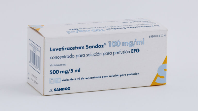 Levetiracetam Sandoz 100 mg/ml: prospecto del antiepiléptico en solución para perfusión