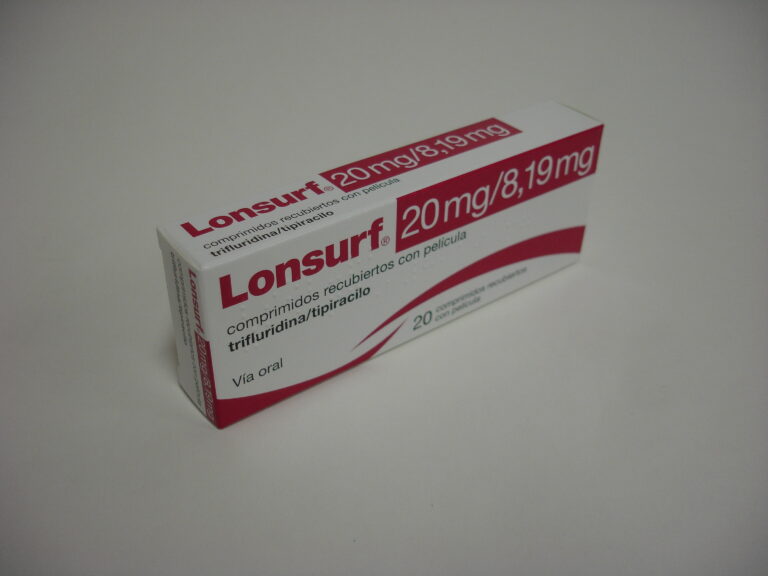 Lonsurf 20 mg/8,19 mg: Prospecto, efectos secundarios y más información