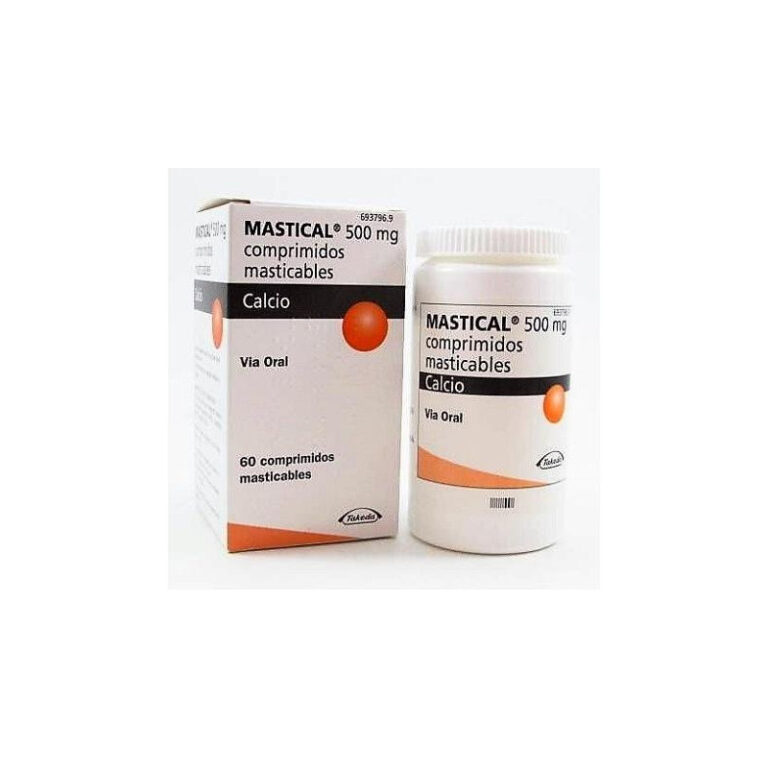 Mastical D 500 mg/1000 UI: Comprimidos Masticables de Sabor Fresa – Prospecto