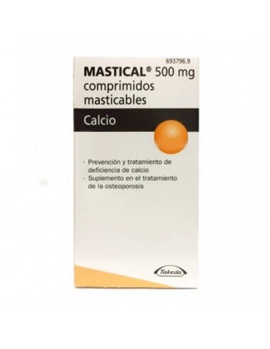 Mastical D: Efectos secundarios y prospecto de comprimidos masticables sabor naranja