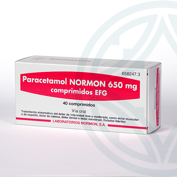 Paracetamol Normon 650 mg: Ficha Técnica y Comprimidos EFG