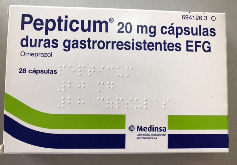Pepticum 20 mg: Todo sobre las cápsulas EFG, prospecto y beneficios