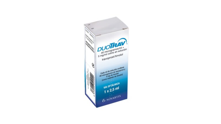 Prospecto DuoTrav: información sobre el colirio en solución de 40 microgramos/ml + 5 mg/ml