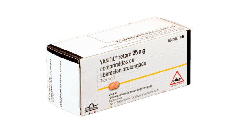 Prospecto Yantil Retard 25 mg: Información sobre los Comprimidos de Liberación Prolongada Yantil 25 mg