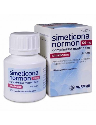 Simeticona Normon 120mg Comprimidos Masticables: Prospecto y Uso
