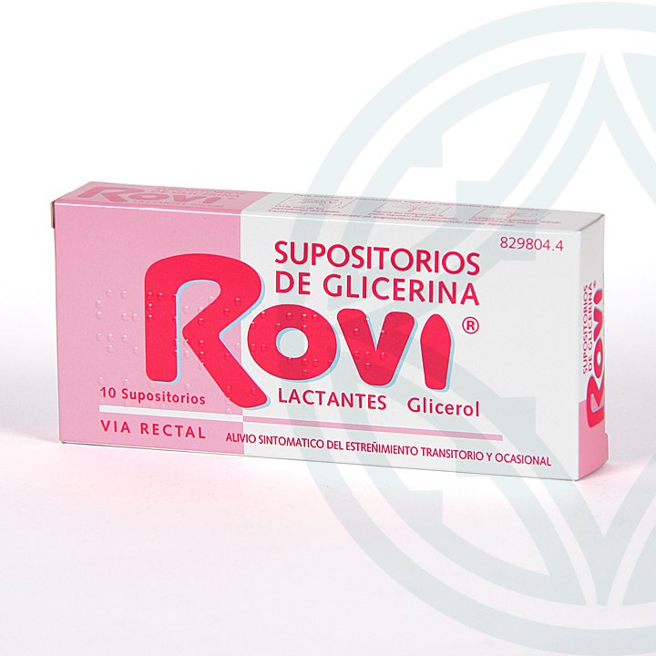 Supositorios de glicerina ROVI para niños: Ficha técnica y beneficios