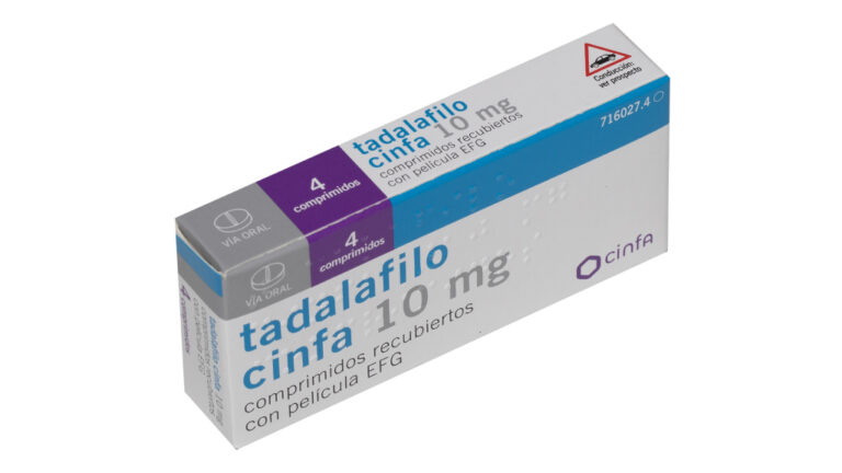 Tadalafilo 10 mg Precio en Farmacia – Comprimidos Recubiertos con Película EFG