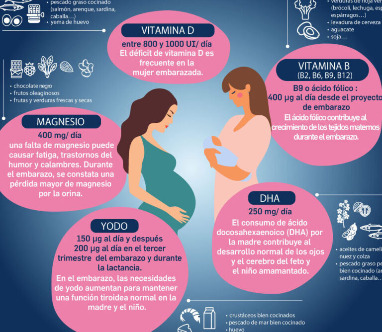 Todo sobre el embarazo y la importancia de las vitaminas