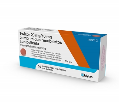 Twicor 20 mg/10 mg: prospecto, dosis y efectos secundarios | Rosuvastatina Kern Pharma
