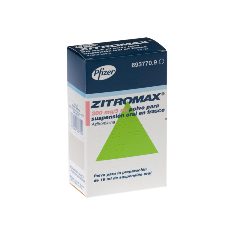Zitromax 200mg/5ml: preparación y prospecto de suspensión oral en frasco